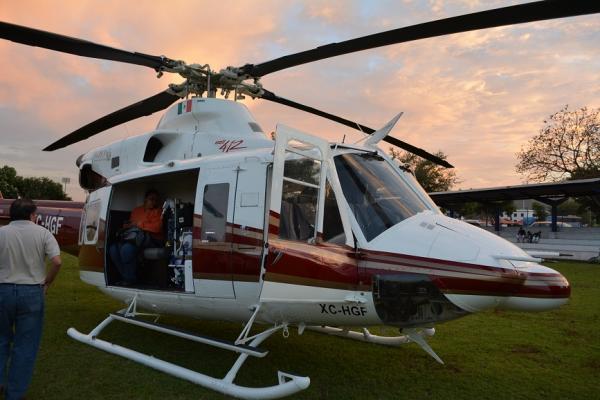 Trasladan en helicóptero a recién nacido a hospital de Guadalajara El