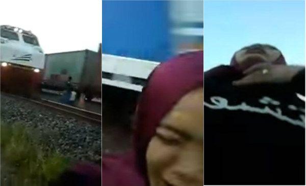 Video Mujer Se Toma Una Selfie Y Capta Momento En Que Tren Arrolla A