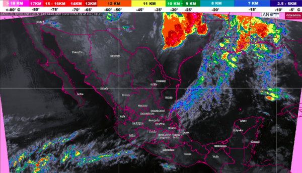 En el norte y noreste de México prevén temperaturas menores a cero