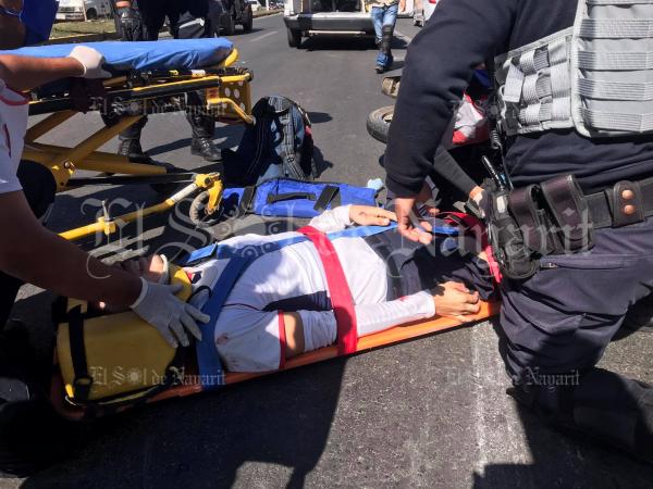 Repartidor Resulta Lesionado Tras Accidente En Blvd Colosio El Sol