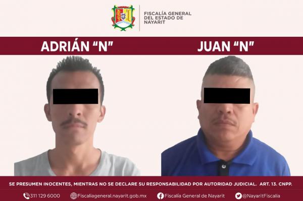 Detienen a dos sujetos acusados por robo calificado y violación en