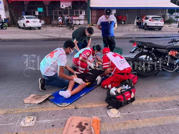 Jovencitos Resultan Heridos De Gravedad Al Chocar Motocicletas En