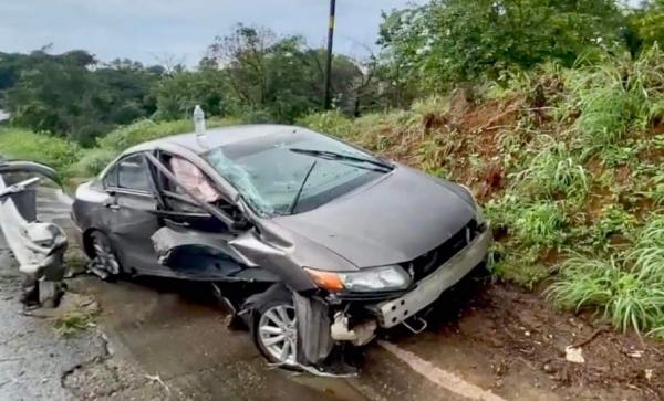 Mujer Sufre Accidente Automovil Stico En La Autopista Tepic Mazatl N