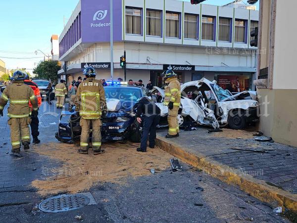 Imputan a joven policía por accidente en el cruce de México y Allende