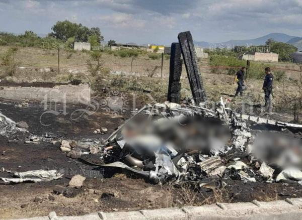imagen 1 de Nota Roja || Cuatro muertos deja caída e incendio de avioneta cerca de Pantanal