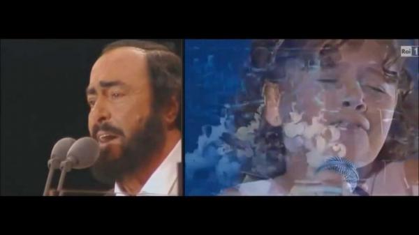 Video Nieta de Pavarotti hereda la poderosa voz de su abuelo El