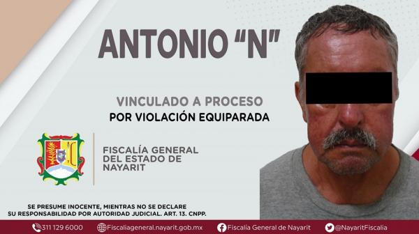 Lo Vinculan A Proceso Por Violación Equiparada En Agravio De Un Niño