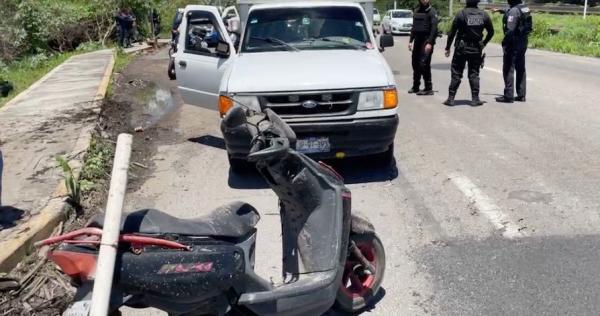 Motociclista Resulta Lesionado Tras Sufrir Accidente En Libramiento Carretero El Sol De Nayarit 2176