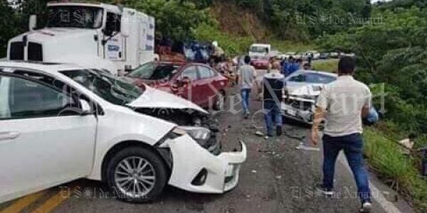 Aparatoso Accidente En La Carretera Tepic Pto Vallarta Deja Ocho Muertos El Sol De Nayarit